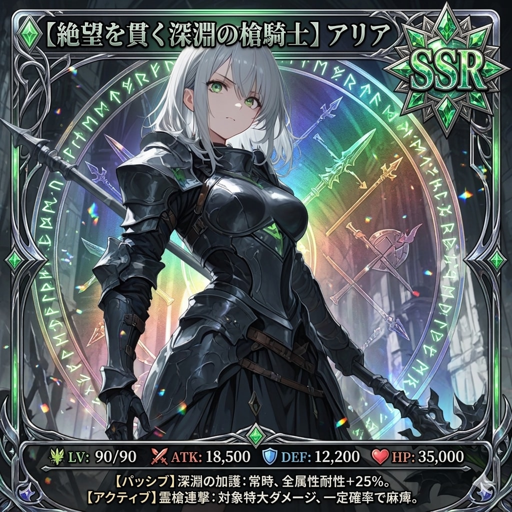 ランサー　SSRカード風