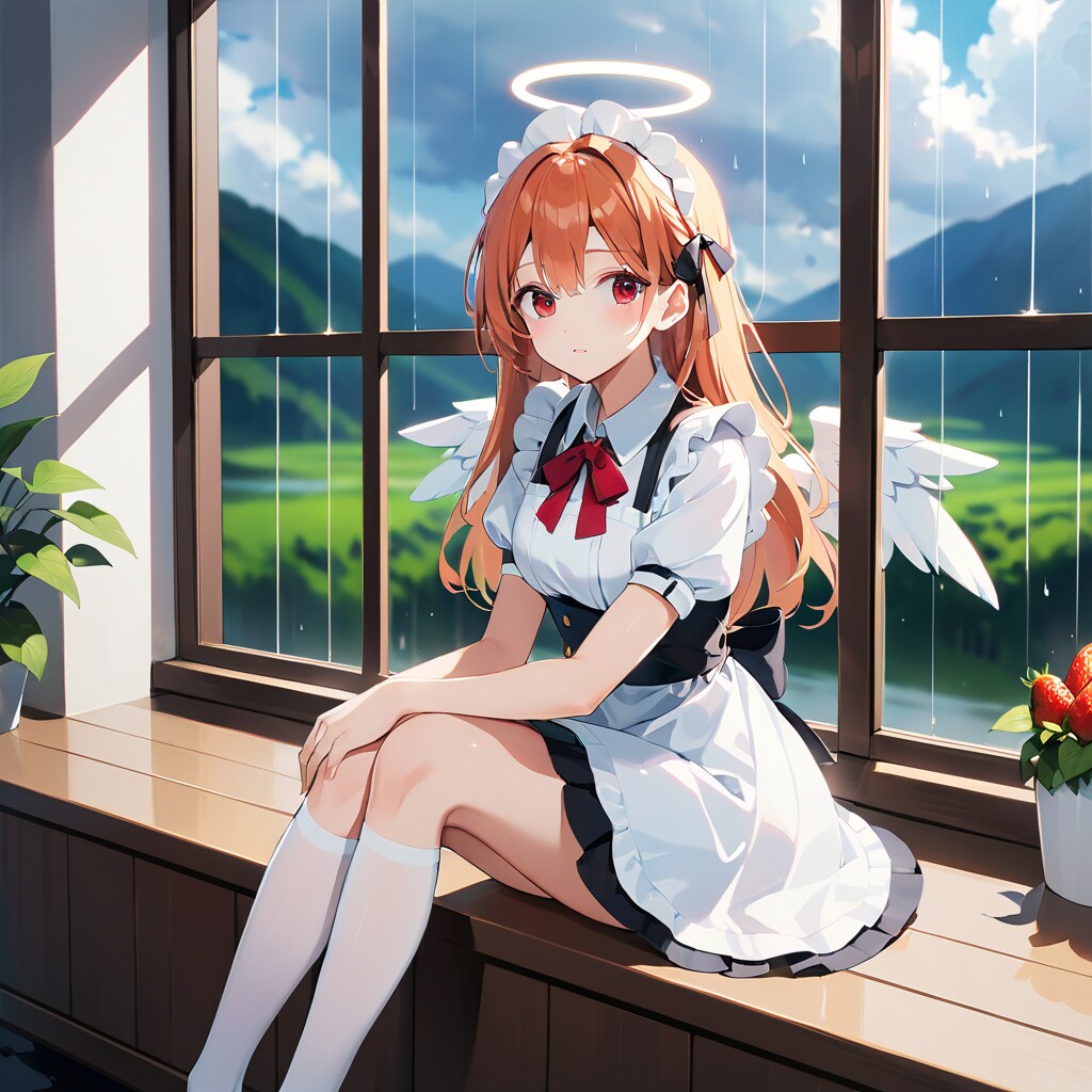 雨上がりの天使様