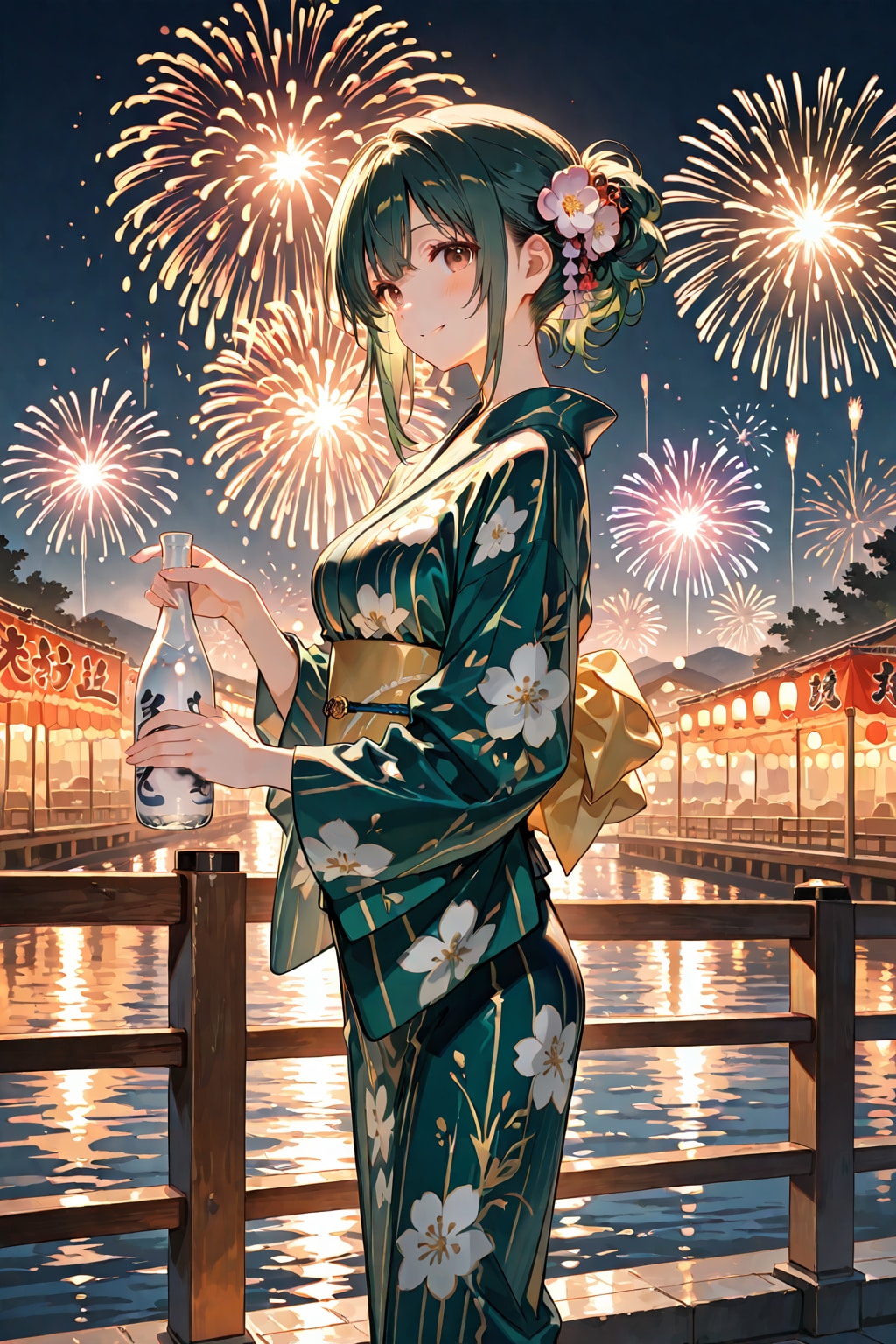 BONSAIちゃんと花火大会