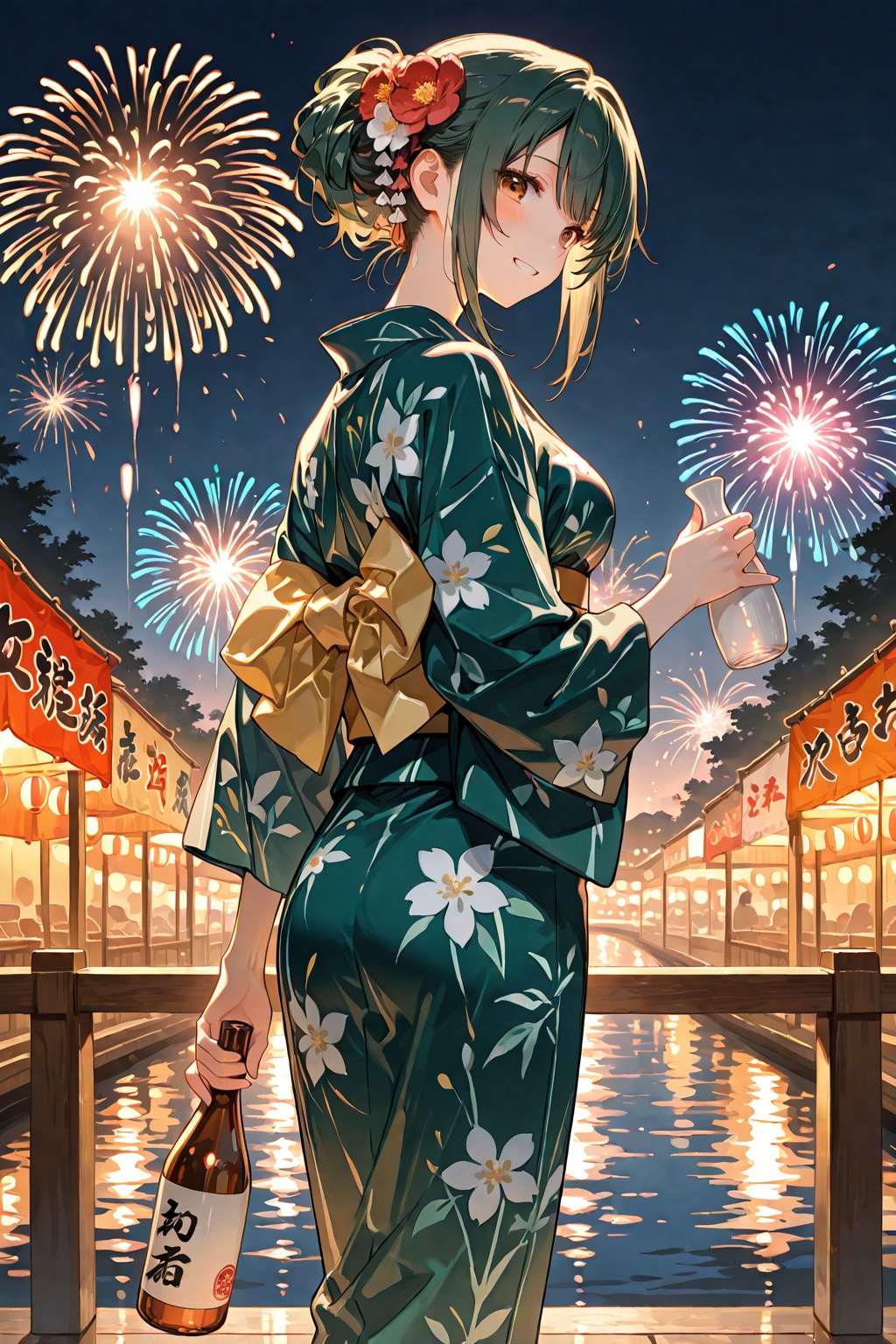 BONSAIちゃんと花火大会