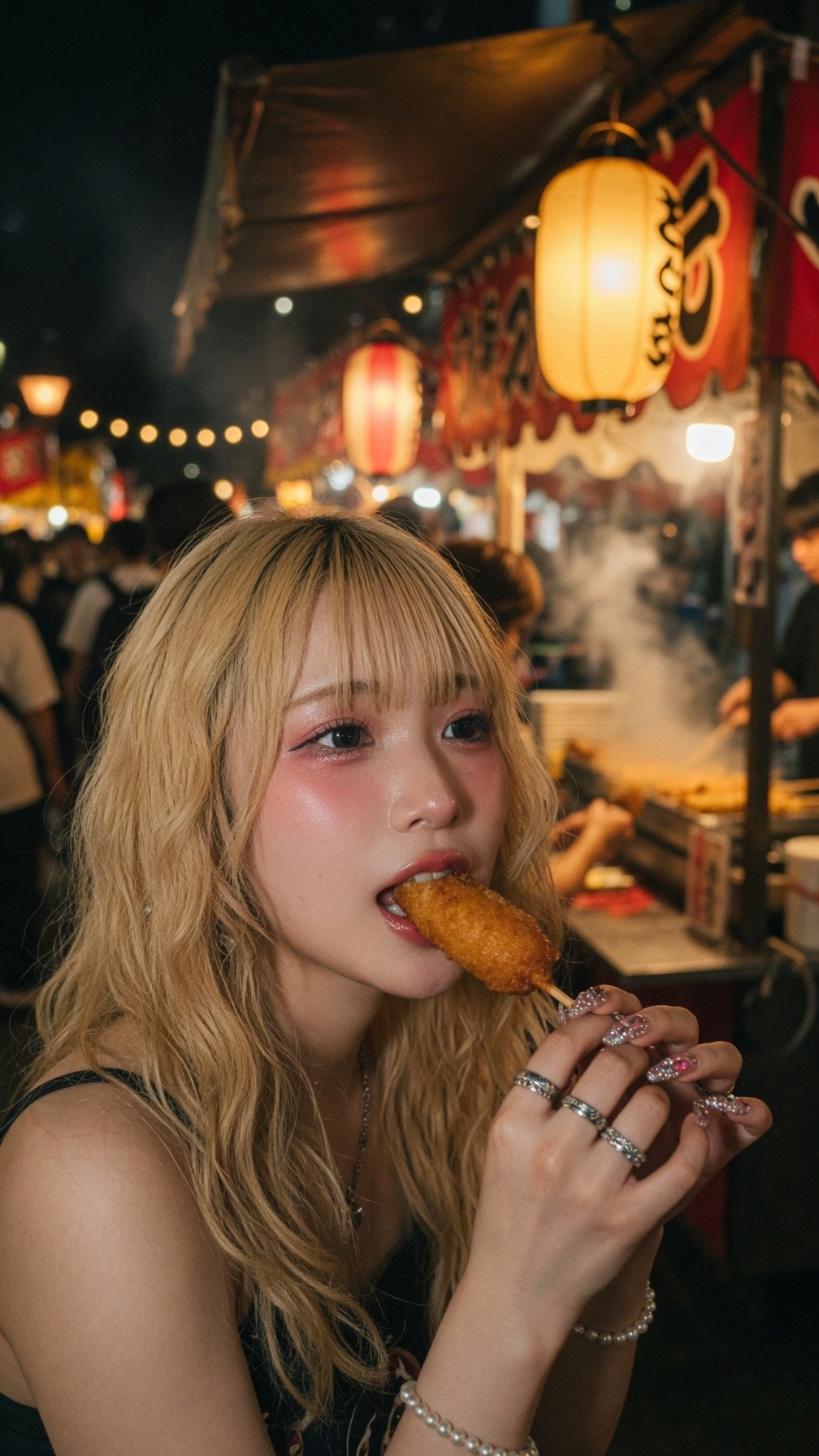 金髪ちゃん　夏祭り3