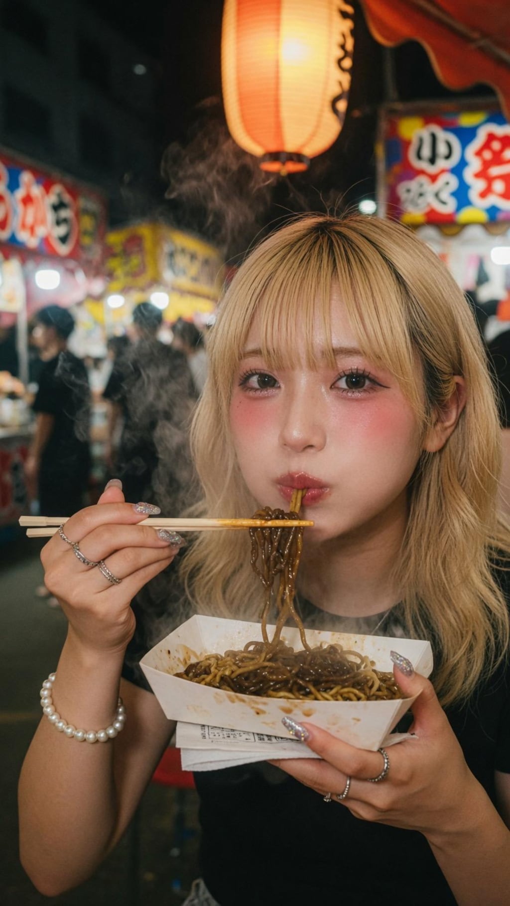 金髪ちゃん　夏祭り3