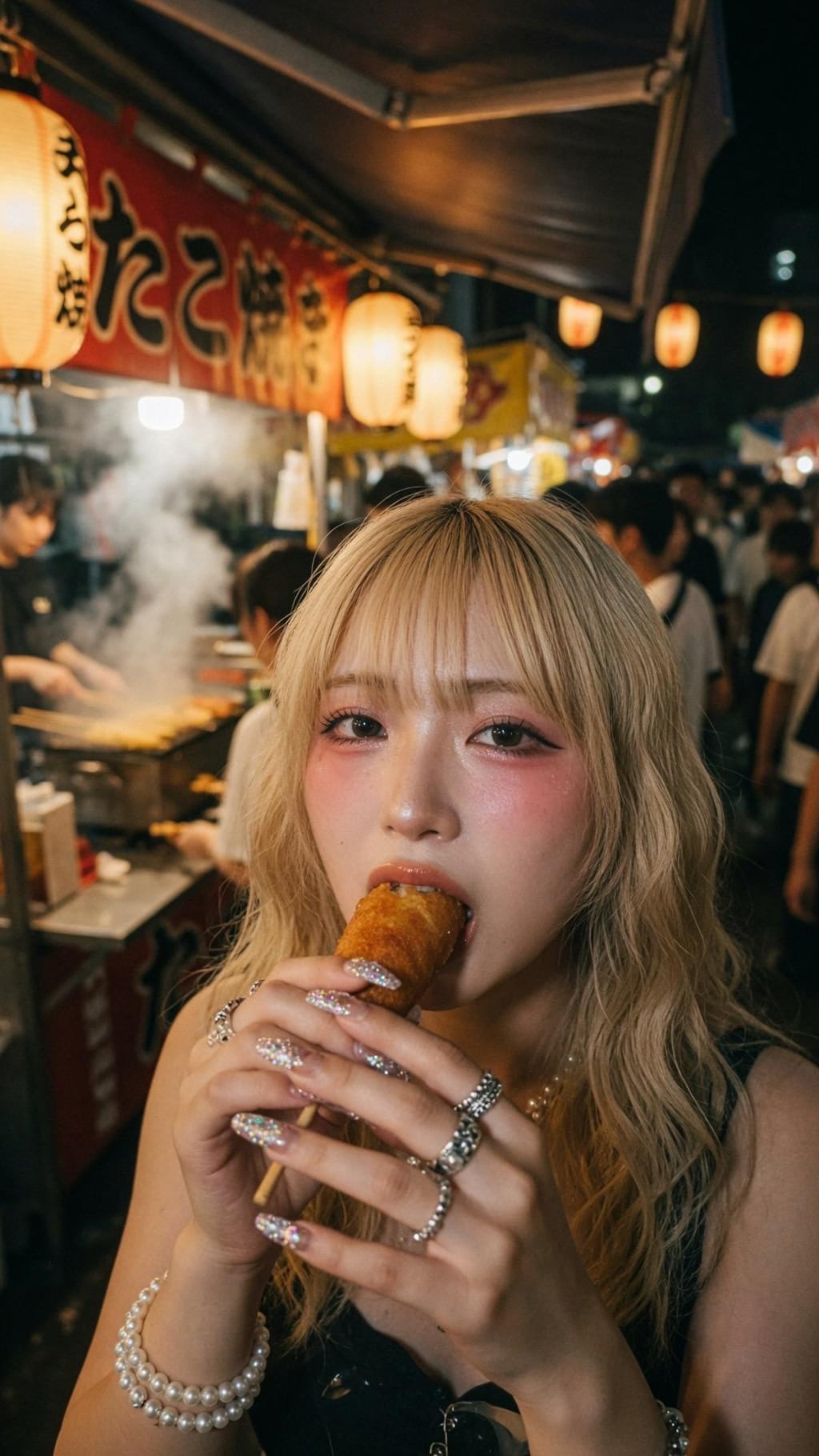 金髪ちゃん　夏祭り3