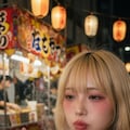 金髪ちゃん　夏祭り3 8枚目