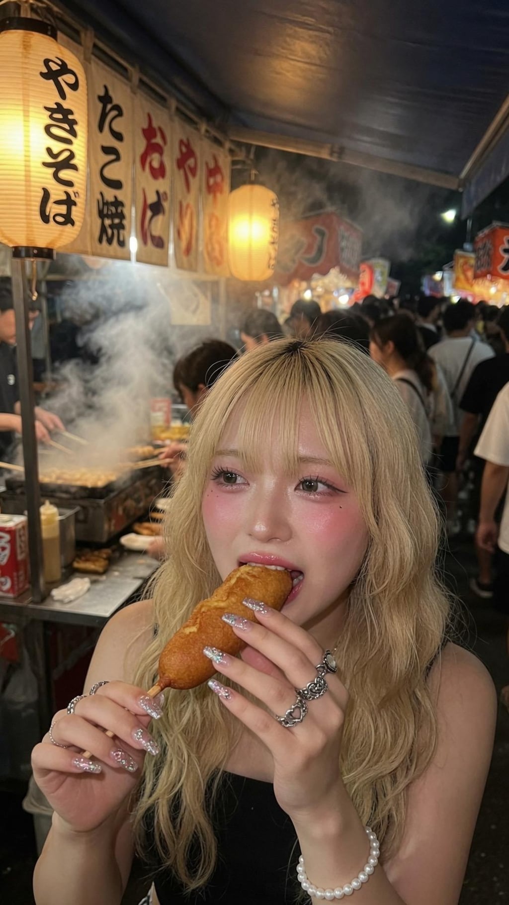 金髪ちゃん　夏祭り3