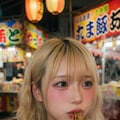 金髪ちゃん　夏祭り3 7枚目