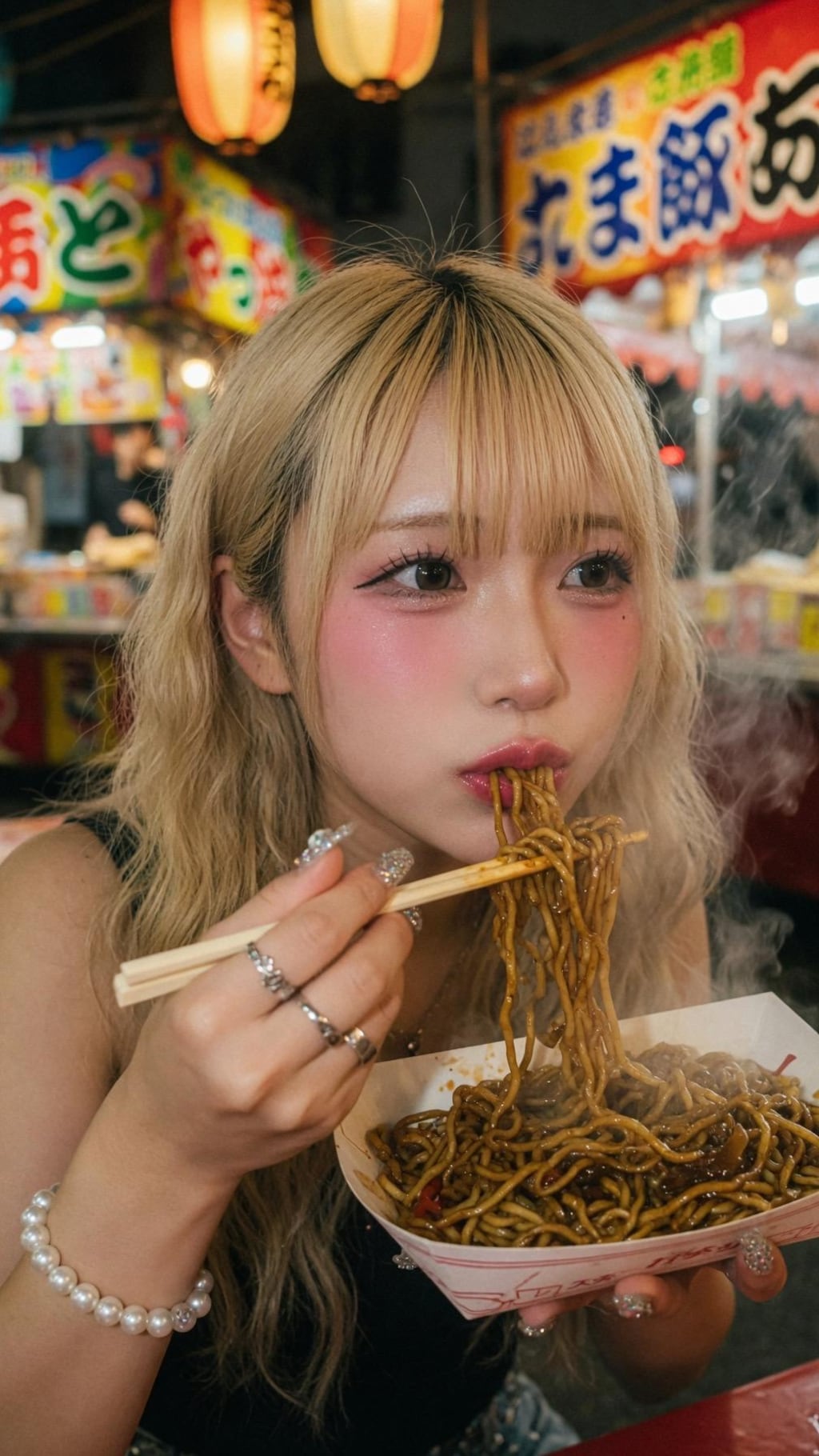 金髪ちゃん　夏祭り3