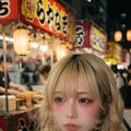金髪ちゃん　夏祭り3 6枚目