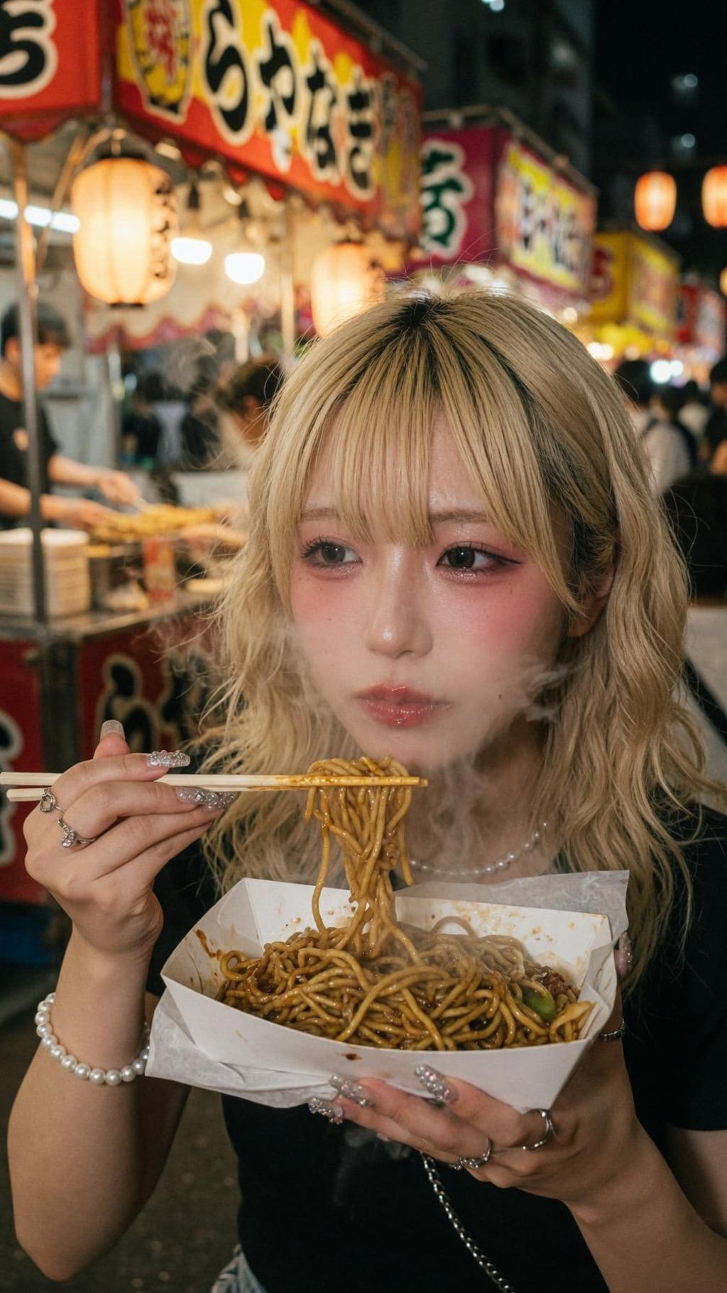 金髪ちゃん　夏祭り3