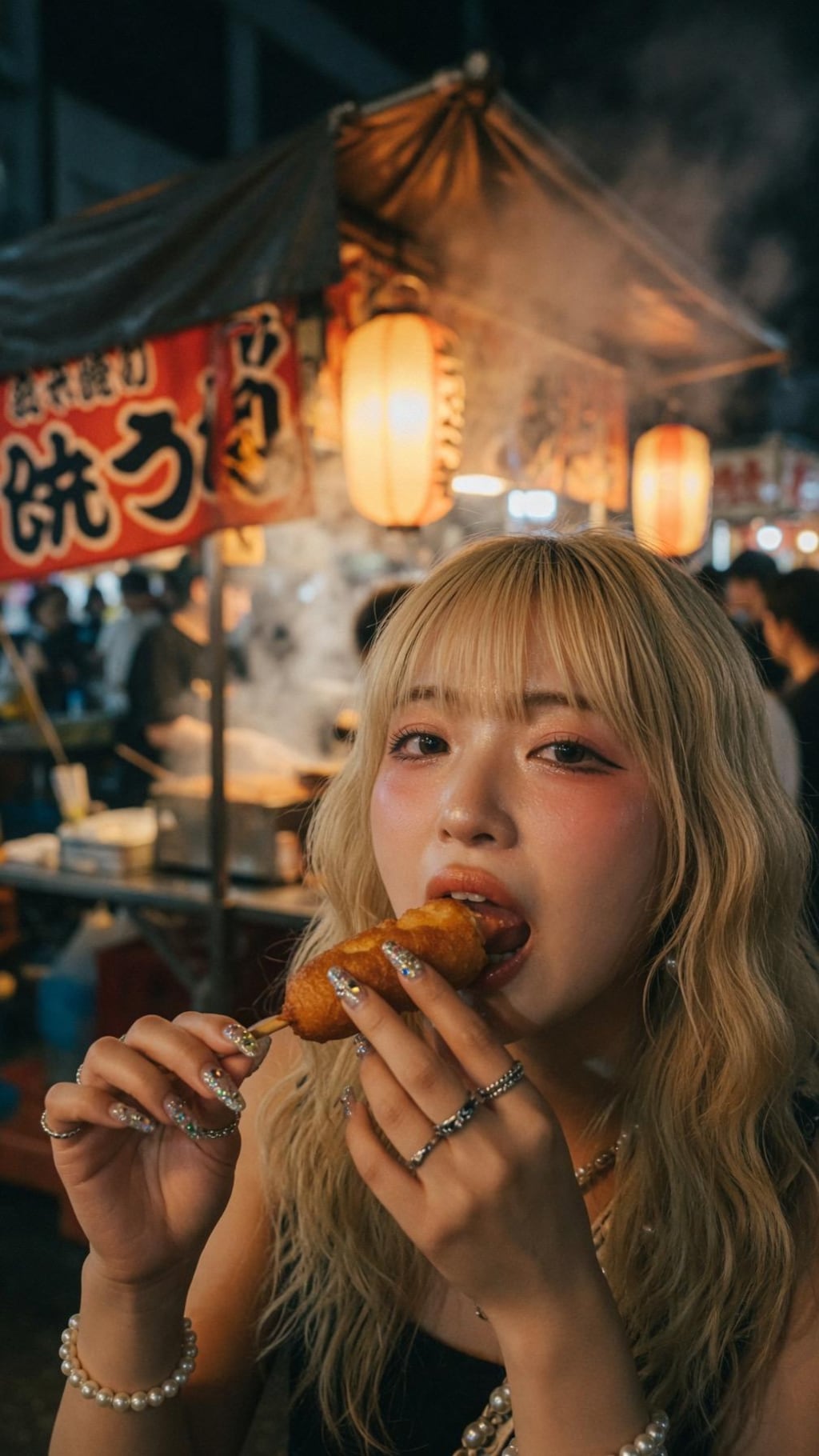金髪ちゃん　夏祭り3