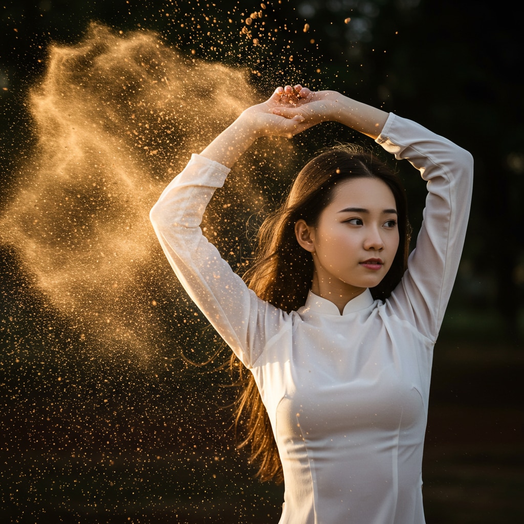 光る塵に踊る君