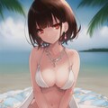 ビキニと海と少女 2枚目