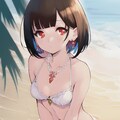 ビキニと海と少女 3枚目