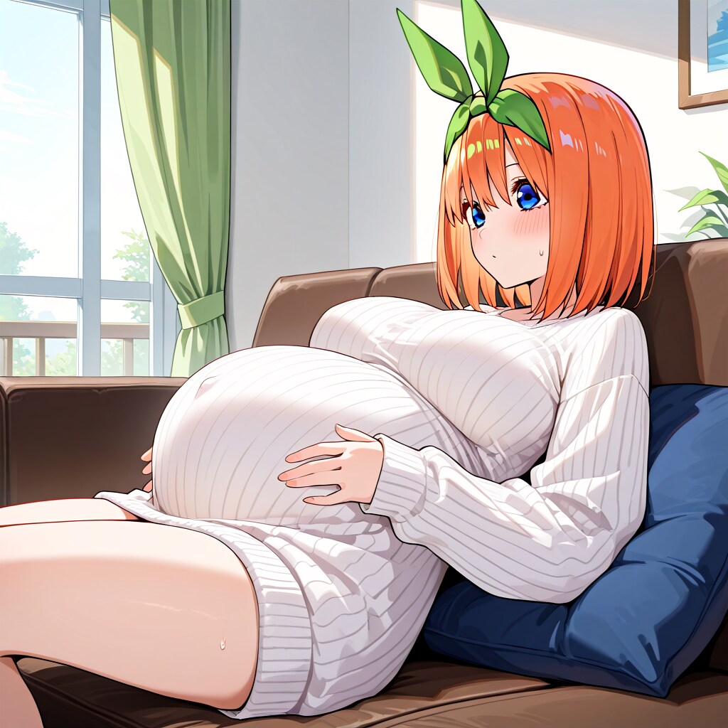 リブ生地四葉（孕）