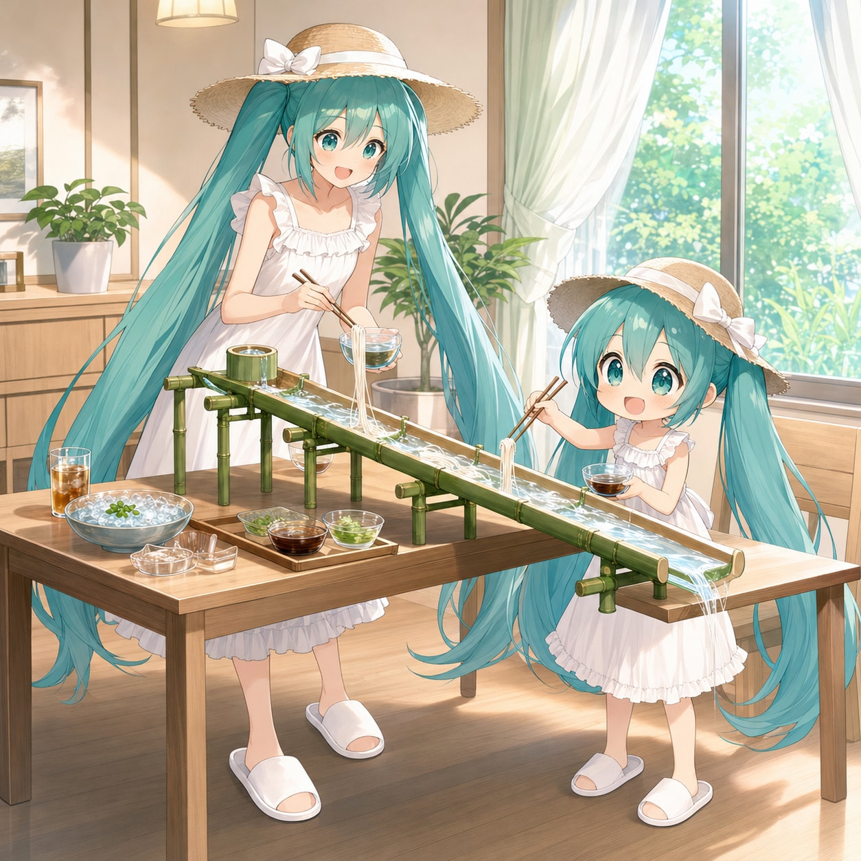 流しそうめん３