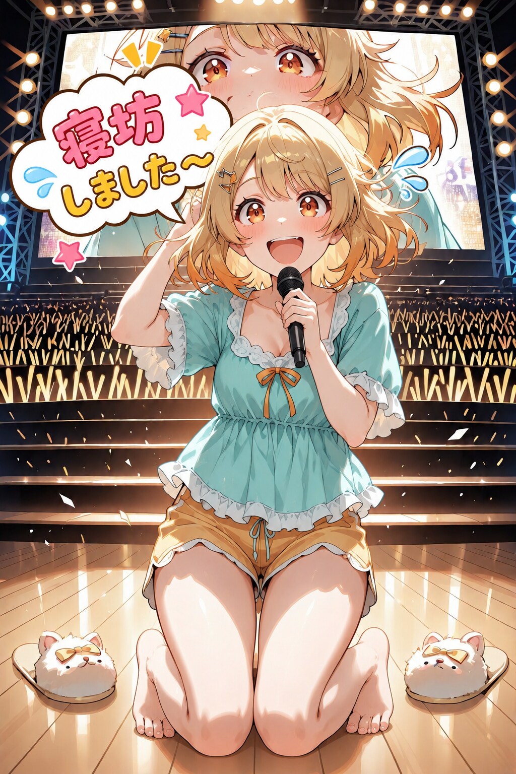 遅刻したアイドル