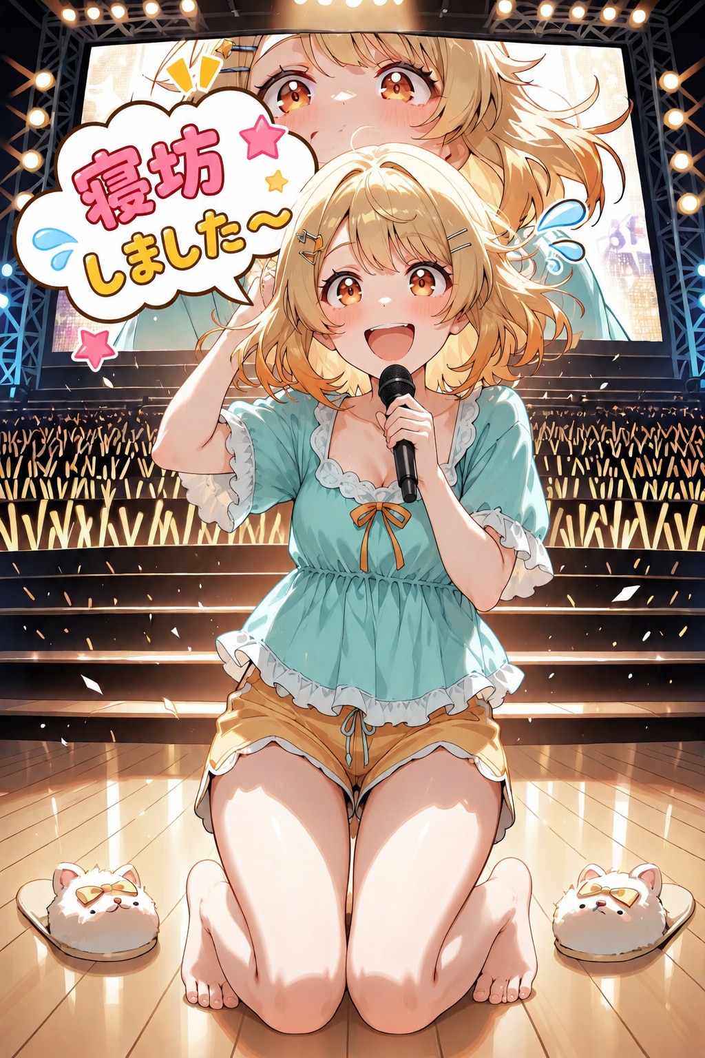 遅刻したアイドル