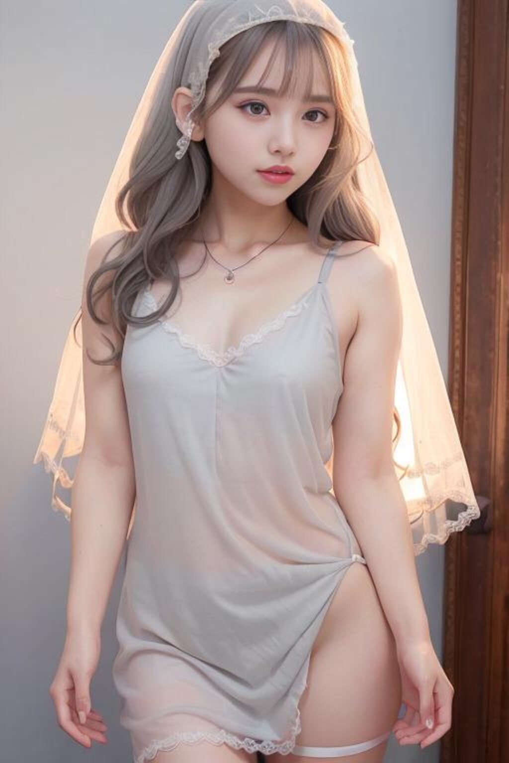 ベールに包まれたギャル