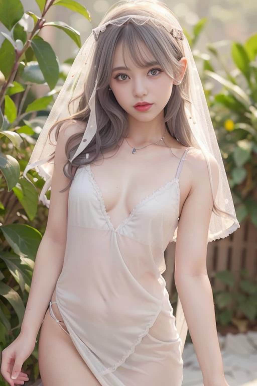 ベールに包まれたギャル