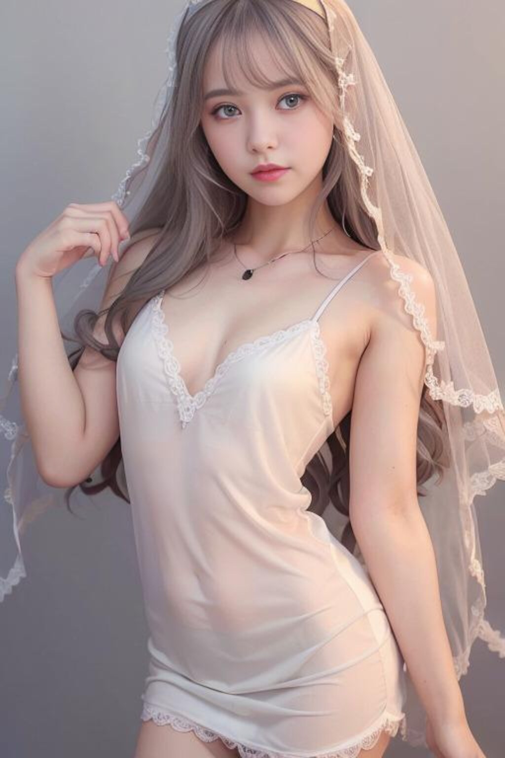 ベールに包まれたギャル