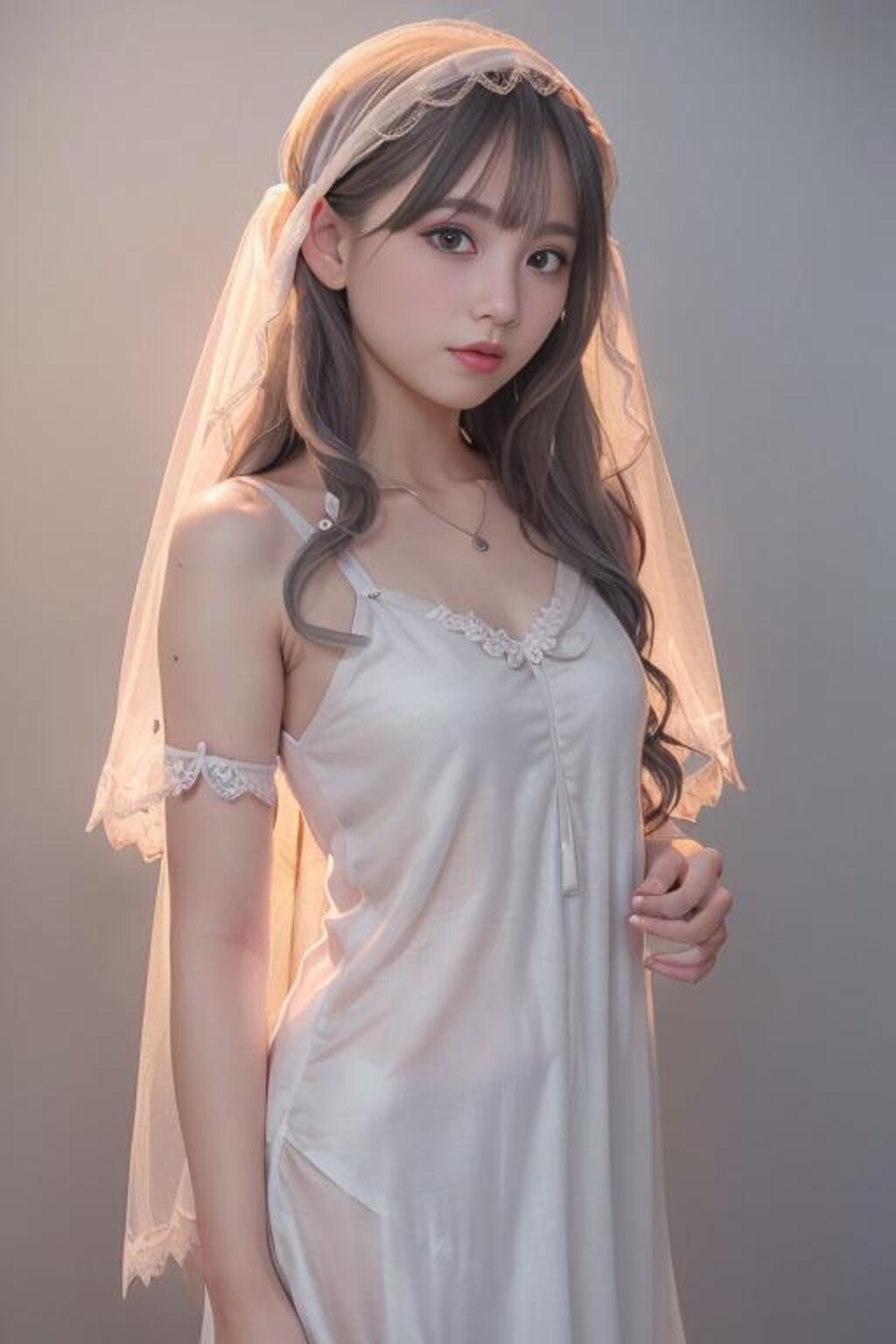 ベールに包まれたギャル