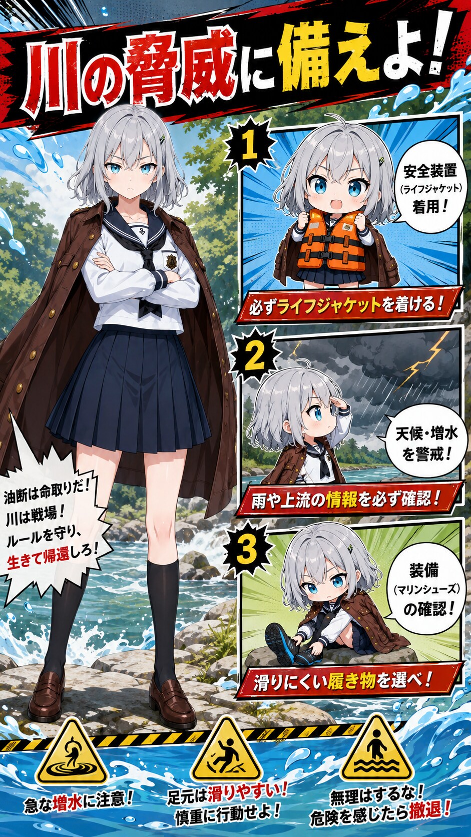 河川進入作戦！ ＃生存規律を確認せよ！