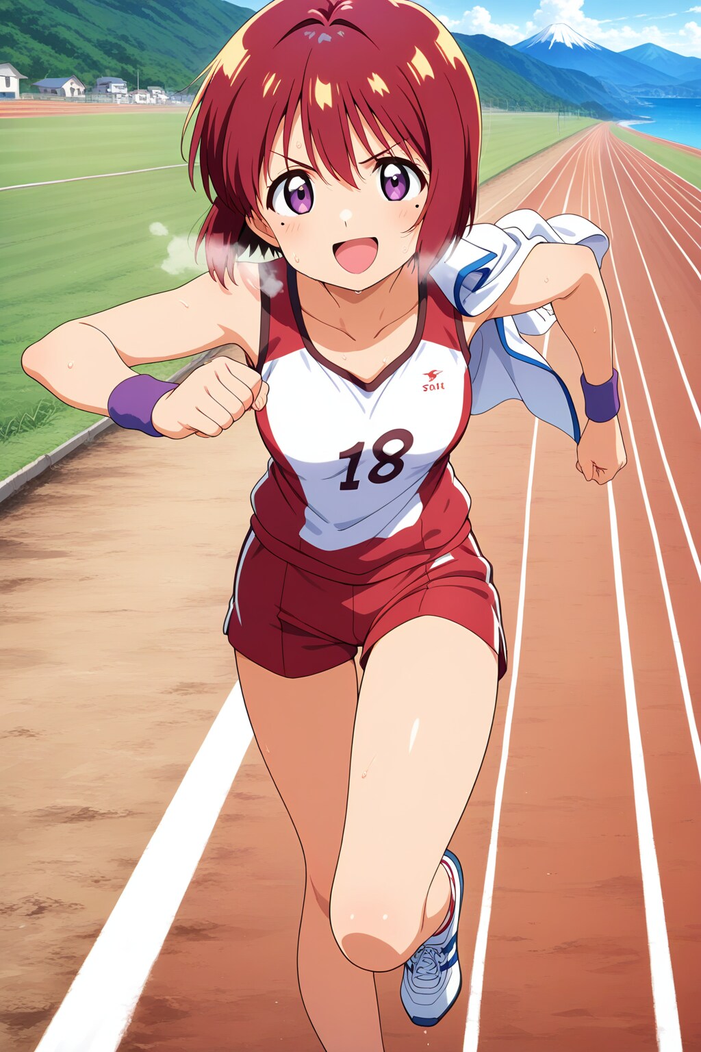 年明けから走る陸上ガール🏃‍♀️❣️