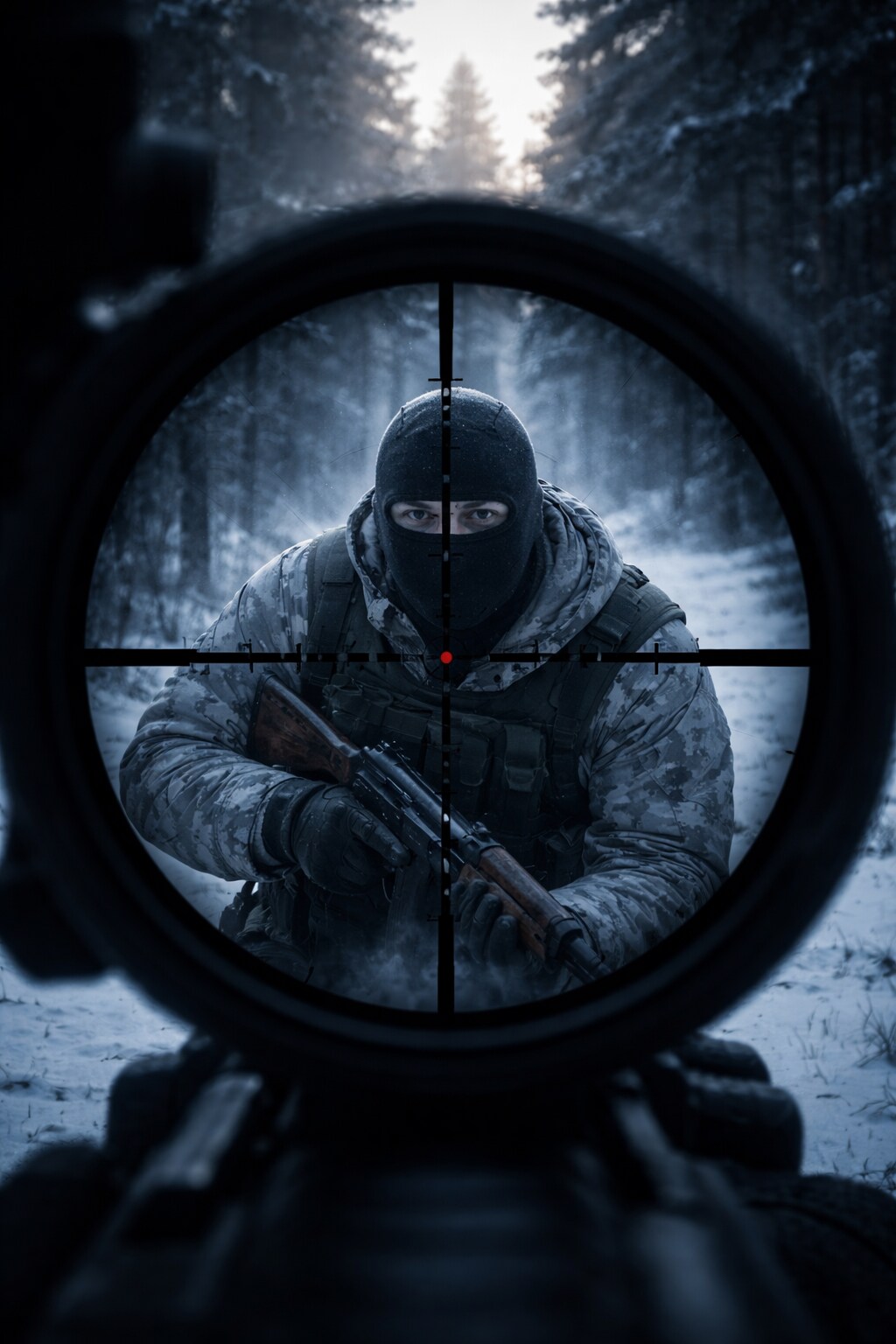狙撃銃のスコープ