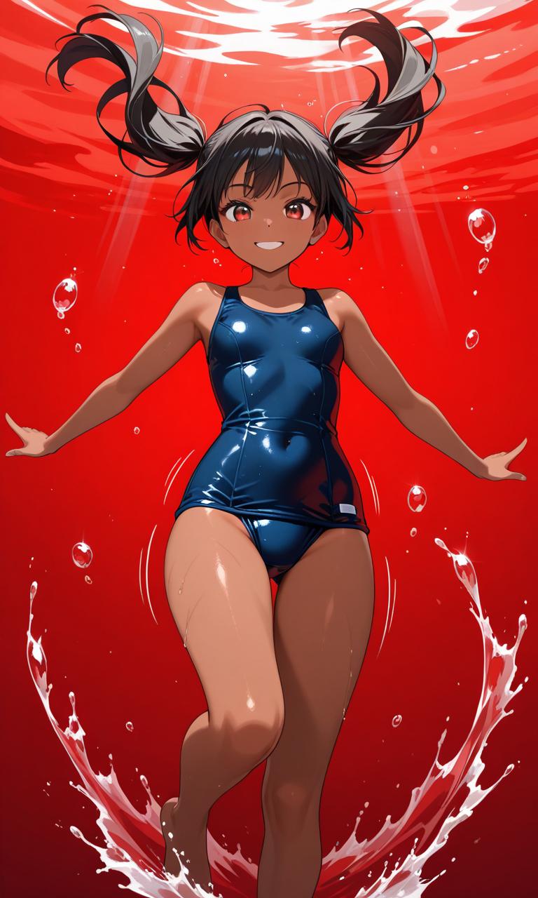 『（スイスイスイ〜♫）』「おぉ！」『おじさん！泳げるようになりました！』「すごいよ」『えへへ、わたしもっと上手くなりたんです！』「…それならこれをあげるよ」『これは？』「USBメモリだよ😊」