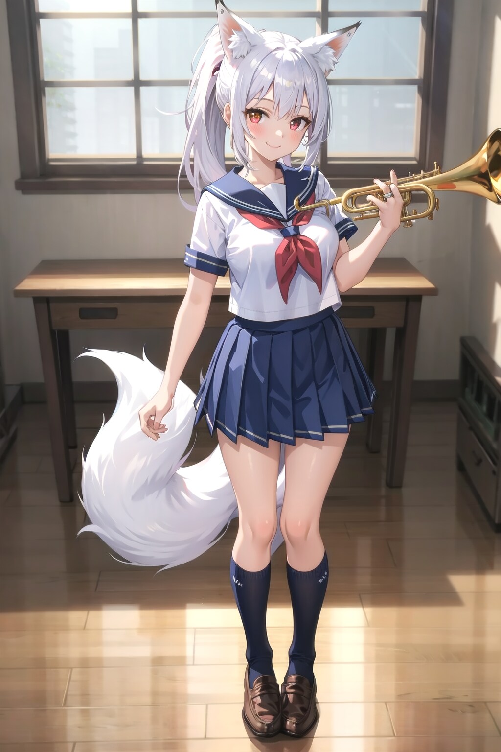 部活は吹奏楽部