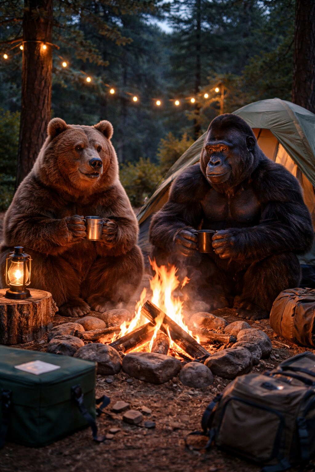 落ち着かない二人 | の人気AIイラスト・グラビア