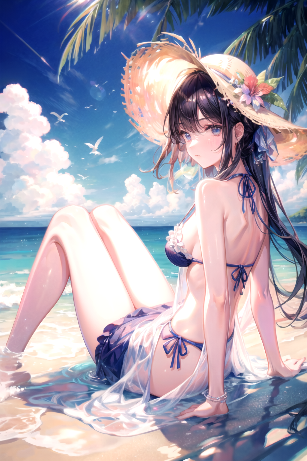 夏　（イラスト風）