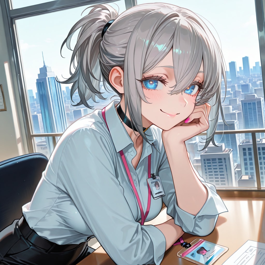 お昼に誘う後輩ちゃん | の人気AIイラスト・グラビア