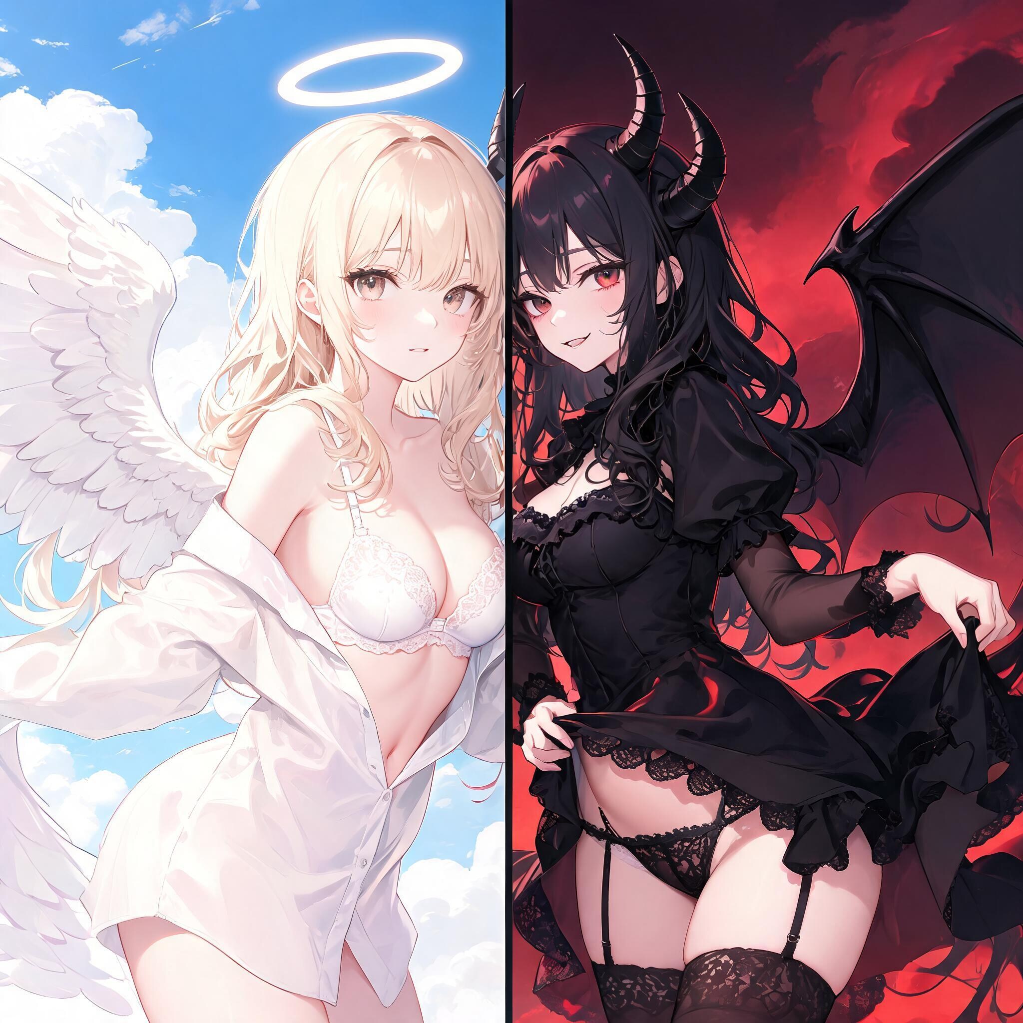天使のブラ⇔悪魔のショーツ