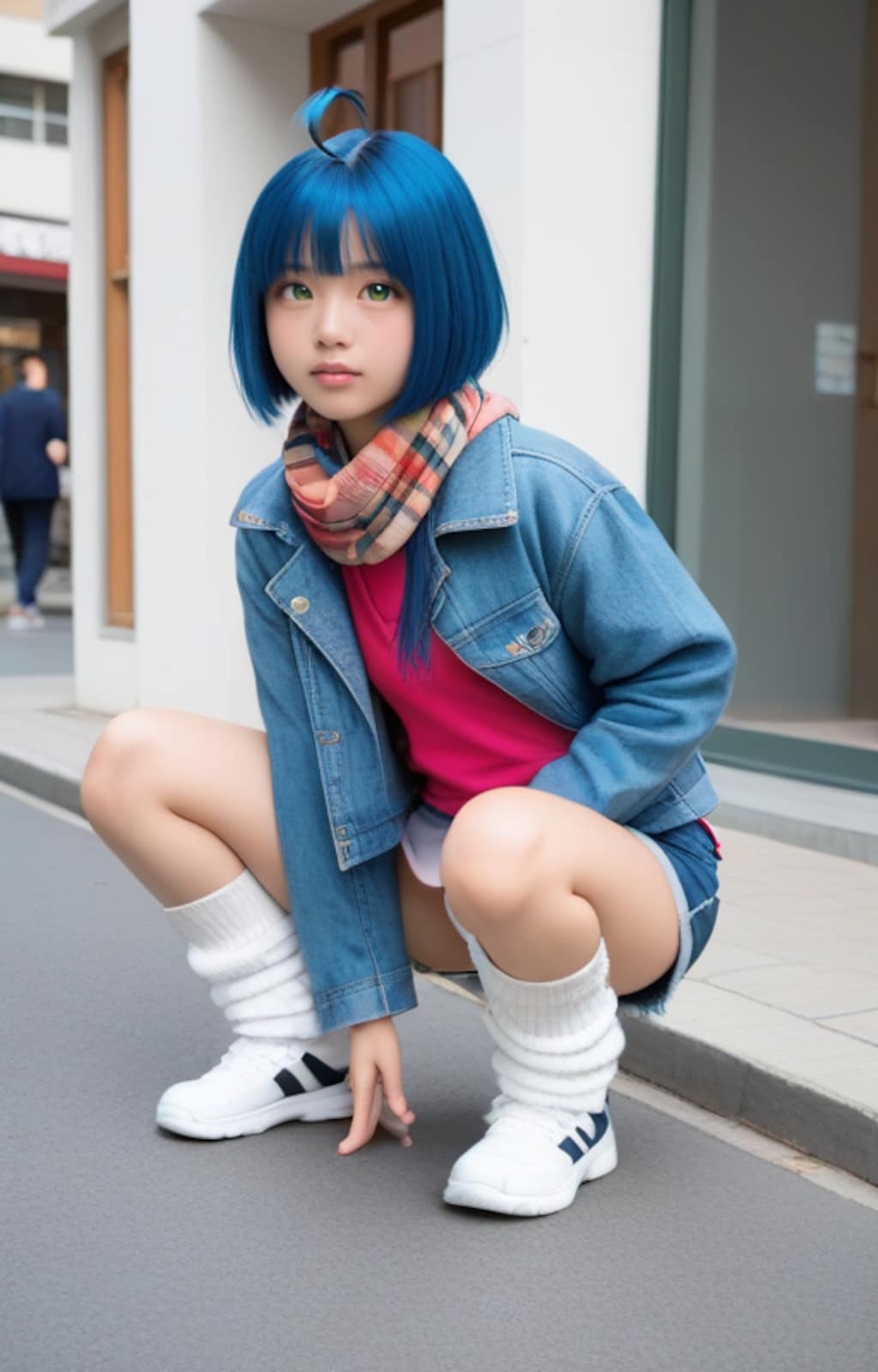 リアル結衣の冬デニムコーデ