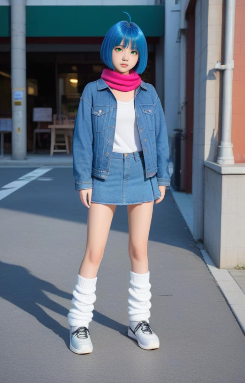 リアル結衣の冬デニムコーデ