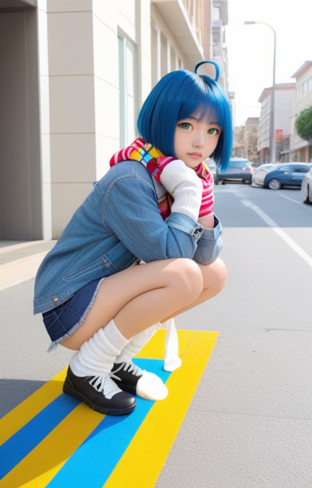 リアル結衣の冬デニムコーデ