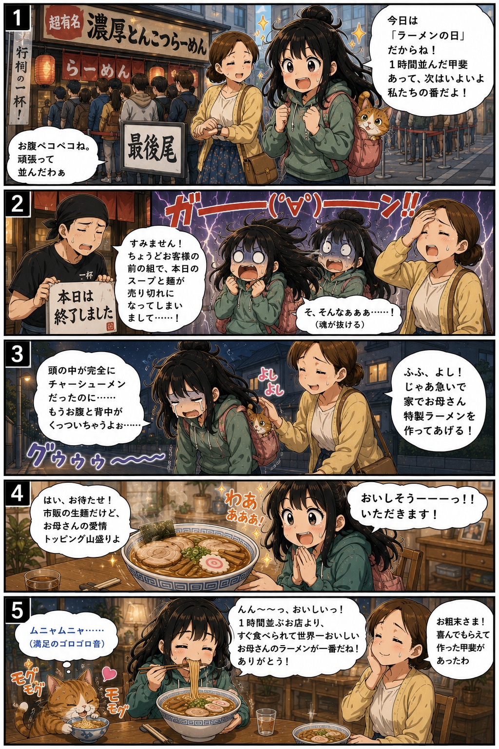お母さんのラーメンしょ～！