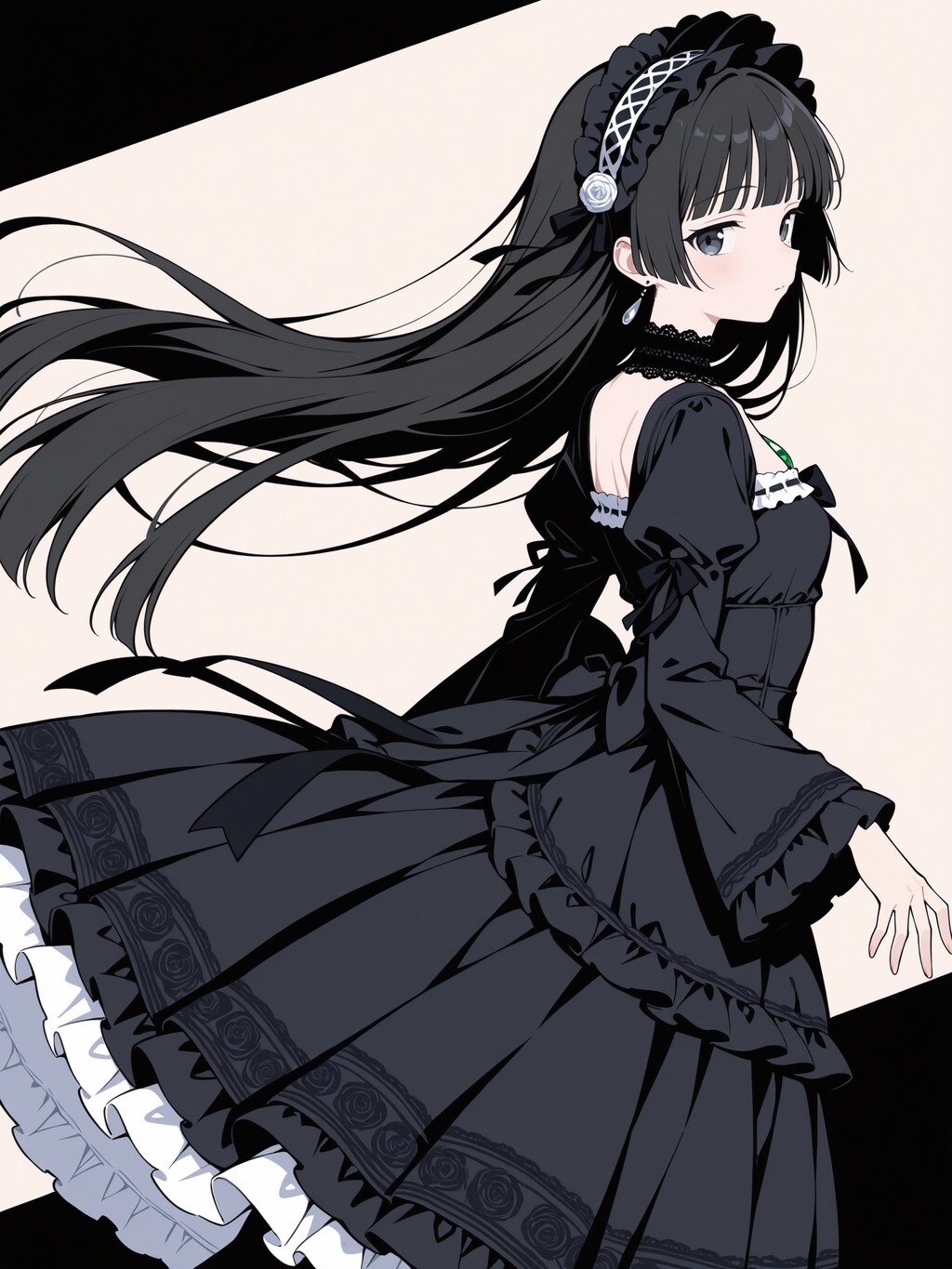 黒い女
