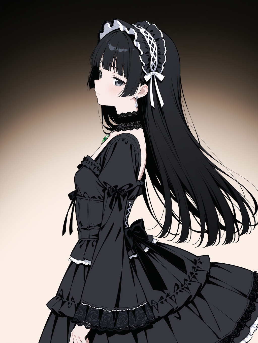 黒い女