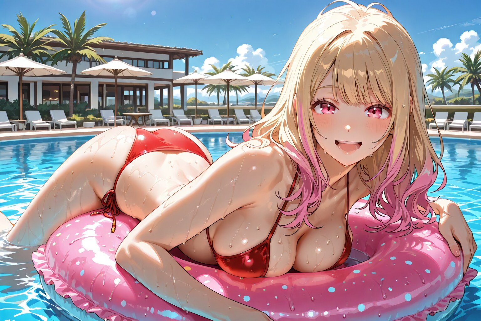バカンス中の愛桜ちゃん