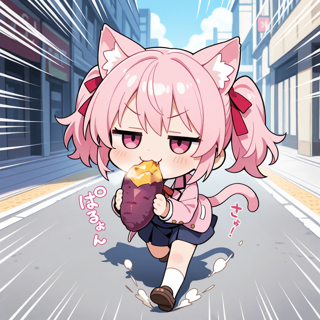 おいもの味を覚えてしまったねこちゃん！！