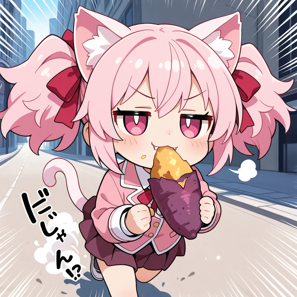 おいもの味を覚えてしまったねこちゃん！！