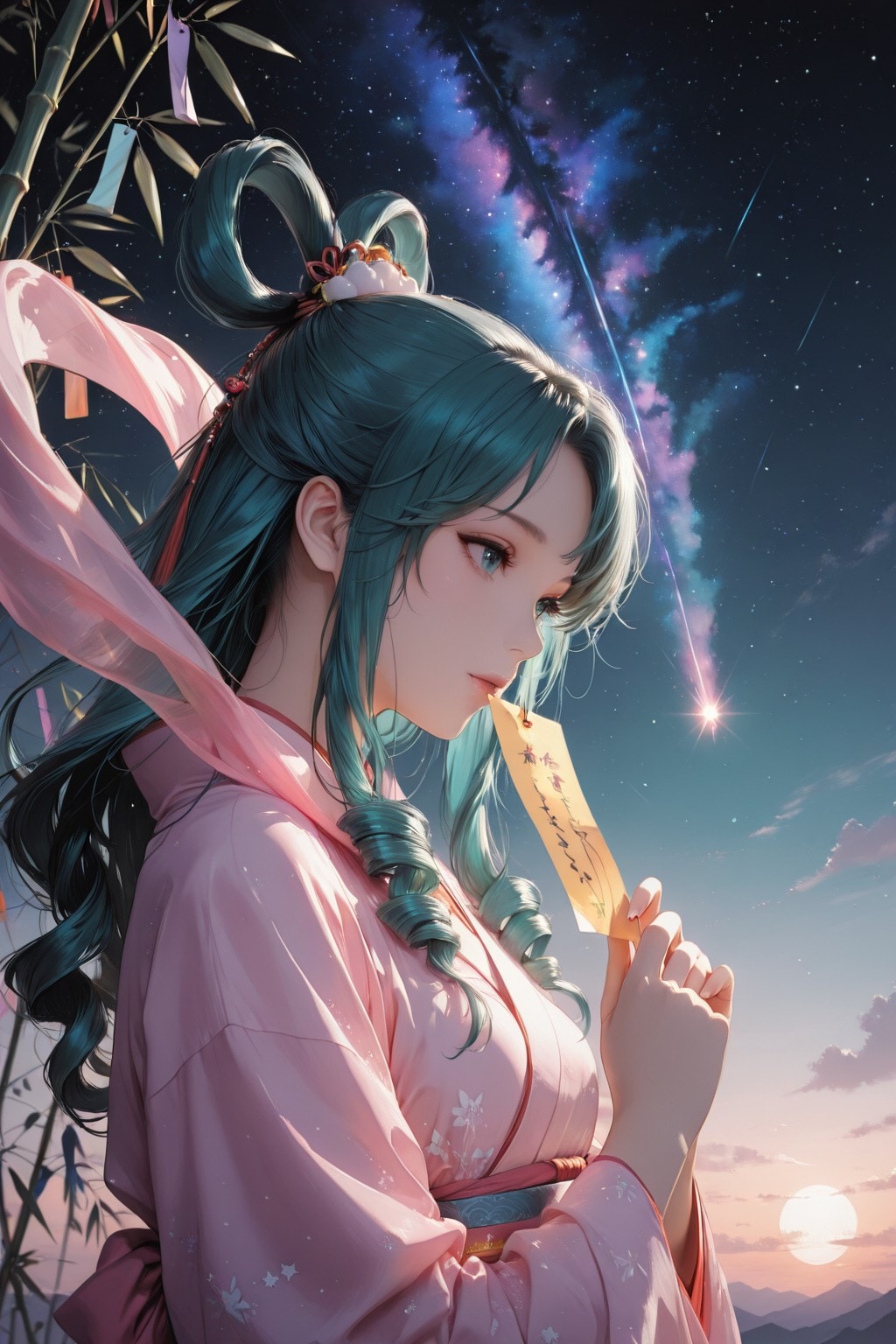 Beautiful Violinist Girl（美人なヴァイオリニスト。【プロフィール・自己紹介／月遅れの七夕 篇】）
