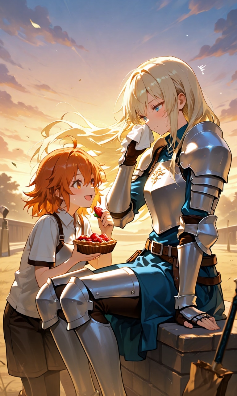 アストリアの日常「任務後のひととき」 | の人気AIイラスト・グラビア