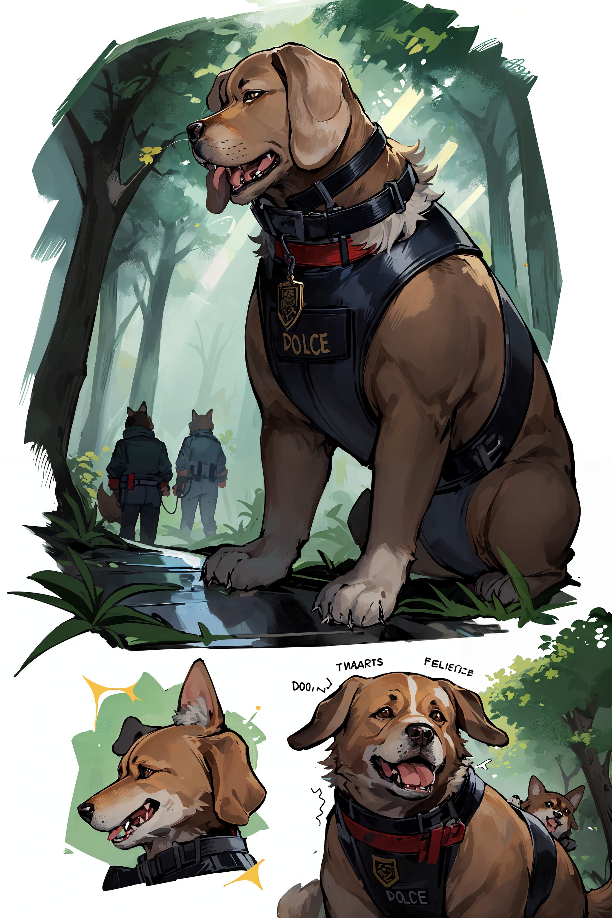 犬のおまわりさん