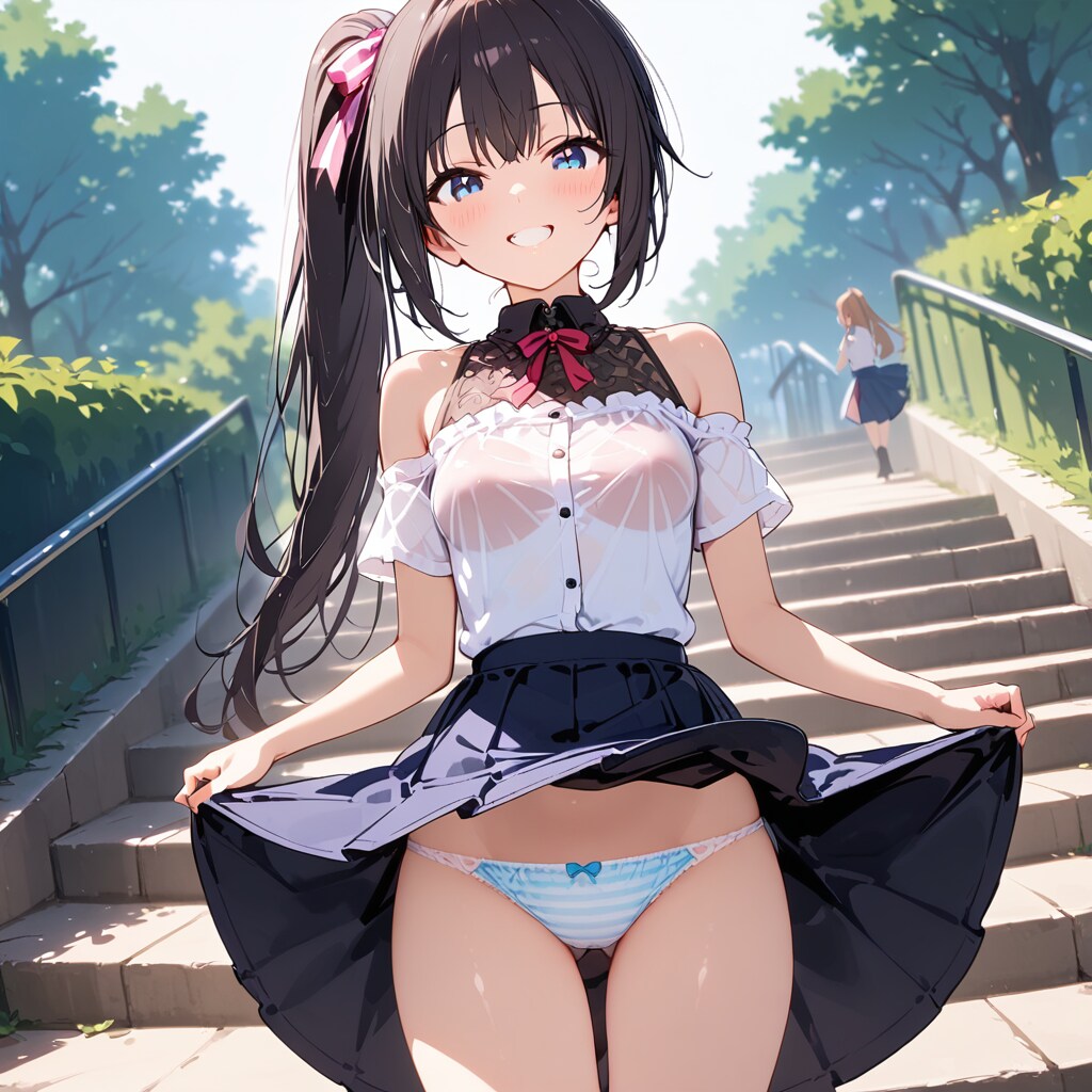 縞パン