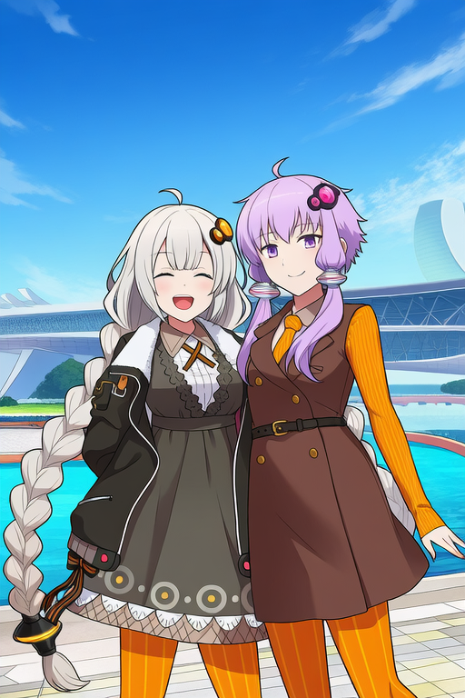 結月ゆかりと紲星あかり