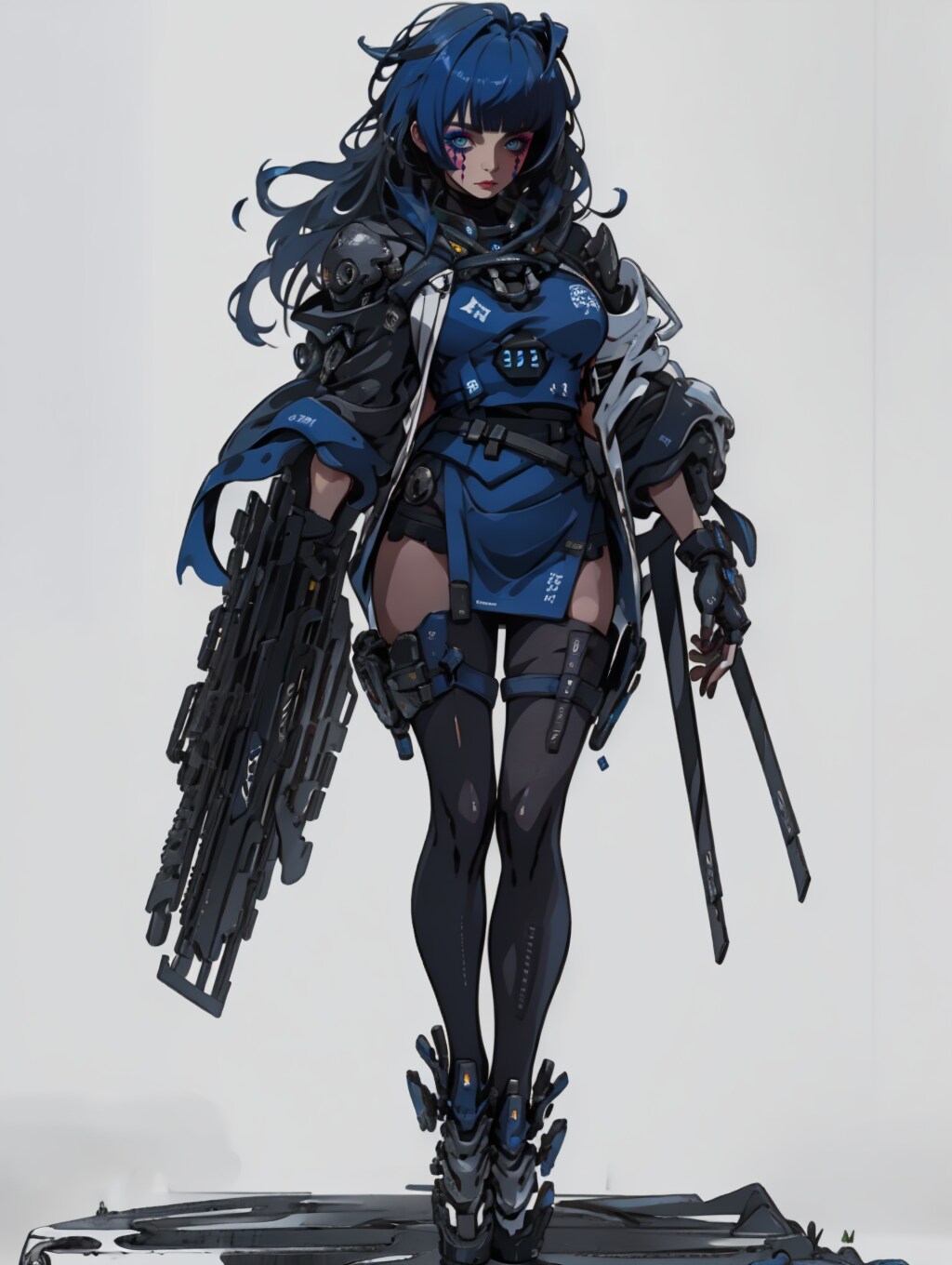 パワードブルー | の人気AIイラスト・グラビア