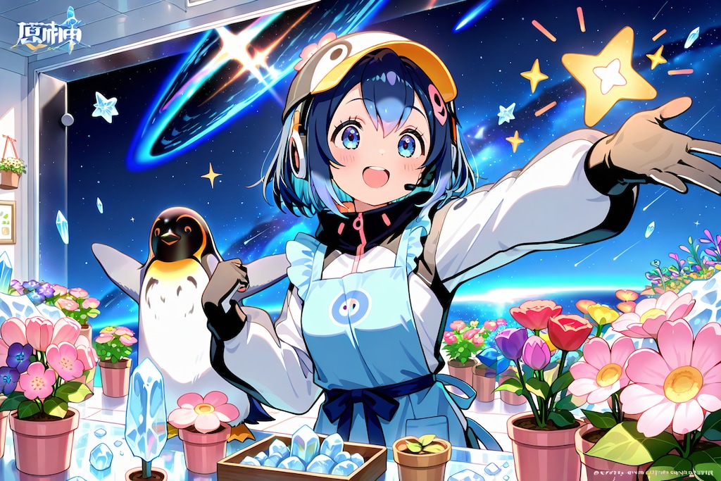 珍しい花もある店（ケモミミ出し忘れた